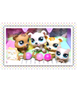 Authentic Littlest Pet Shop LPS 1554 1555 1556 Brown Bear Petriplet Baby... - $47.36