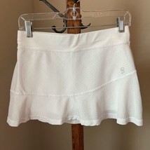 Sofibella White Skirt Airflow Mesh Tennis Golf Skort Sz Small - $27.71