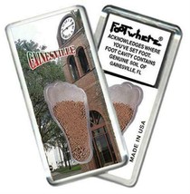 Gainesville, FL FootWhere® Souvenir Fridge Magnet. Made in USA - £6.38 GBP