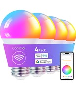 Smart Light Bulbs WiFi Color Changing Light Bulb LED Light Bulb That Com... - $55.91