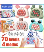 Quick Push Pop Game Handheld Console Press Fidget Toys Bubble Light Up P... - $20.51 CAD