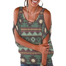 Mondxflaur Stripes Sleeveless T Shirts for Women Loose Fit Elegant Top C... - $22.99