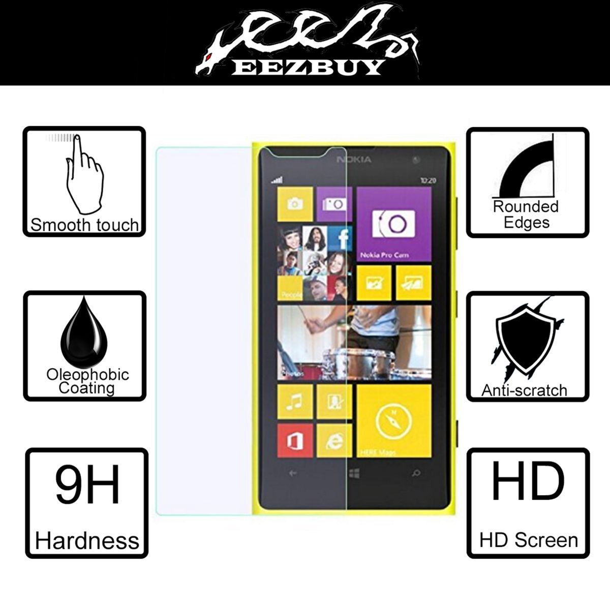 Primary image for Tempered Glass Film Screen Protector For Microsoft Nokia Lumia 930