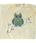 Kid&#39;s T Shirt Retro Owl Child&#39;s Children&#39;s Youth XL Yellow NWOT NEW - $9.49