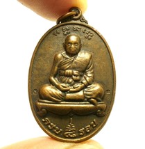 Lp Tim Phra Kao Temple Pendant Miracle Fortune Yant Thai Amulet Lucky Rich Money - £30.65 GBP