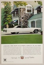 1967 Print Ad Cadillac 2-Door Cars V-8 Performance Stone House - £7.29 GBP