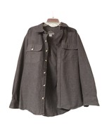 Mountain Ridge Men&#39;s Large  Dark Gray Shirt Button Down - $17.82