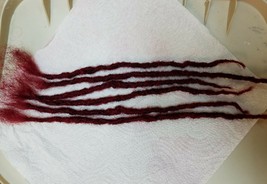 100% Human Hair handmade Dreadlocks 6 pieces  stretch up to  10-11&#39;&#39; Mangeta - £19.74 GBP