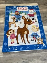 Cranston Rudolph Red Nosed Reindeer Cotton Fabric 1 Panel Quilt top Christmas - £15.75 GBP