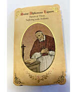 Saint Alphonsus Ligouri &quot;Arthritis Prayer&quot; Card + Medal, New from Italy ... - $6.00