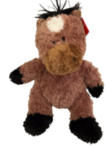 Aurora Tubbie Wubbie Brown Horse Plush Stuffed Animal 2016 With Tag 12 i... - $14.82