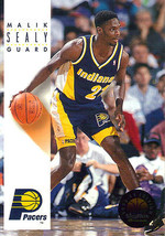 1993 - 94 SkyBox Premium NBA Trading Card - Malik Sealy - Indiana Pacers - £1.47 GBP