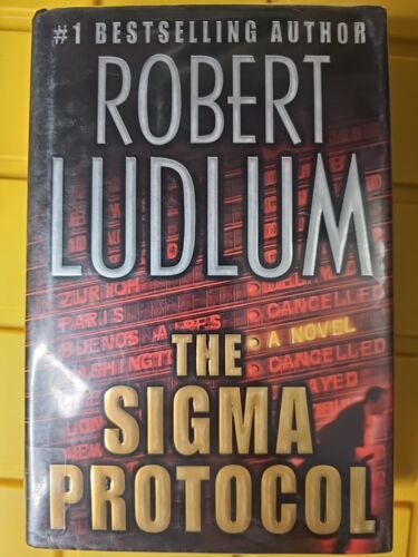 Robert Ludlum Lot Hardcover Prometheus Deception Sigma Protocol Paris Option Item image 11