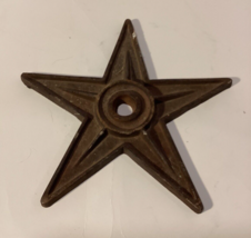 Vintage Cast Iron Anchor Plate Star Building Architectural Salvage 9” - £23.16 GBP