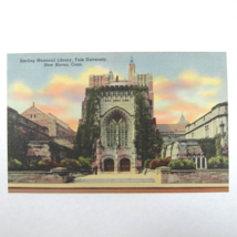 Vintage Postcard Yale University Sterling Memorial Library New Haven CT UNPOSTED - £4.71 GBP