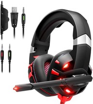 GIZORI Gaming Headset Xbox Headset, PS5 Headset with 7.1 Surround Sound Stereo, - £28.85 GBP