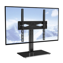 VEVOR TV Stand Mount, for 32 to 55 inch TVs with Tempered Glass Base for... - $26.99