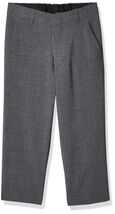 Calvin Klein Boys Flat-Front Bi-Stretch Pant Straight Leg Grey Heather Size 14 - $489.25 MXN