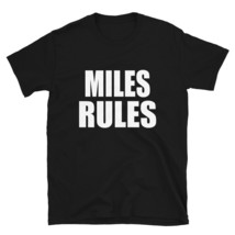 MILES Rules Son Daughter Boy Girl Baby Name TShirt - £20.60 GBP+