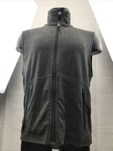 Columbia Gray Fleece Mens Vest Size M KG RR52 - $23.76