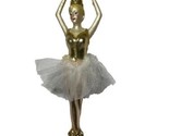 Midwest CBK Gold and Tulle Ballerina Christmas Ornament Pirouette 6.5 in... - $12.41