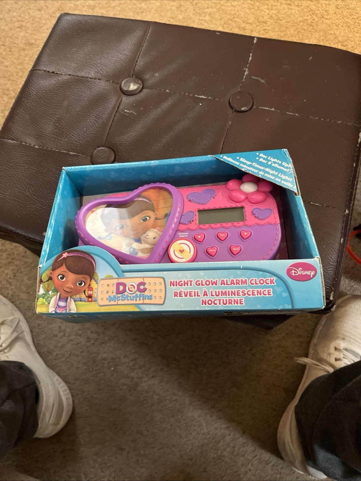 Doc Mcstuffins Disney Junior Digital Alarm Clock Rare - Clocks, Radios