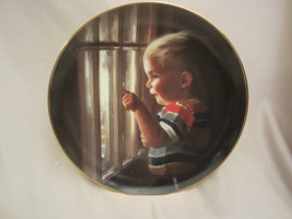 Daddy's Home Collector Plate Donald Zolan Father's Day 1986 Boy Children - $19.99