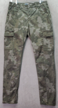 Old Navy Cargo Pants Womens Green Camo Print Rockstar High Rise Super Sk... - $20.26