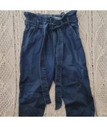 Fashion Nova Teenage Jeans High Waist Jean Belt Cute Raw Hem 28X28.5 Siz... - £7.78 GBP