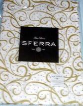 Sferra Silver Gold Confetti Frolic Placemats White Festival Linen 4PC 14... - $37.52