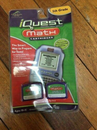 LeapFrog iQuest 5th Grade Math Cartridges New Sealed - $5.94