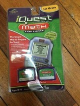 LeapFrog iQuest 5th Grade Math Cartridges New Sealed - £4.75 GBP