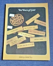 Kenny Rogers Ten Years Of Gold Songbook Lucille Ruby Reuben James + 7 More 1978 - £11.81 GBP