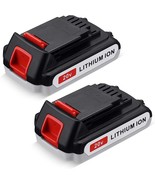 Upgraded 2Packs 3600Mah 20 Volt Max Lithium Ion Battery Lbx20 Replace Fo... - £34.44 GBP