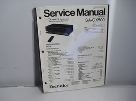 technics sa-gx500 service manua - $4.94