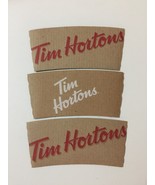 2017/2018 New Tim Hortons Coffee Cup Always Fresh and Canada Flag Sleeves 3-Pack