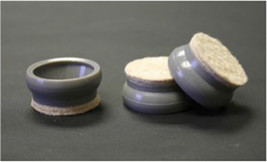 4 Deep Profile Felt Caps for 1-1/4&#39;&#39; Chair Glides - $8.14