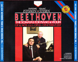 Eugene Istomin &amp; Isaac Stern (2) CD Set - Beethoven Piano &amp; Violin Sonatas V.1 - £12.44 GBP