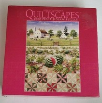 Quiltscapes By Rebecca Barker 1000 Piece Jigsaw Puzzle Watermelon Patch ... - $18.69