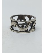 WJ Sterling Silver 925 Dolphin Ring Size 6 - $22.99