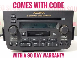 ”AC634” 2001-2004 Acura Mdx Radio 6 Cd Player Oem Fully Tested With Code - £130.36 GBP