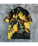 Spawn Billion Bay Button Shirt Mens Medium Vintage AOP Comics Todd McFar... - $69.39