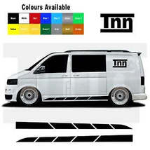 Stripe Stickers Vinyl Sticker Decals for VW Transporter T4 T5 T6 Side Ca... - £32.04 GBP