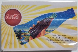 Coca Cola The Great Get Together Collectors Club Rain or Shine Playing Cards - £15.68 GBP