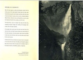 Ahwahnee Dinner Menu 1962  Ansel Adams Spring in Yosemite Falls Cover - £19.50 GBP