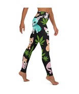 Fifth Degree™ Weed Marijuana Pot Cannabis Leaf High Waisted Yoga Leggings - £49.68 GBP