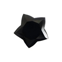 Natural 5 Sided Star Faceted Black Onyx AAA Quality Available in 4MM-10MM - £7.95 GBP
