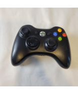 Official Microsoft Xbox 360 Black Wireless Controller Genuine Original O... - $19.79