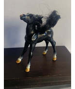 Breyers Reeves Black &amp; white horse foal 4.5&quot; - £10.98 GBP