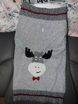 Dog Sweater Size M Size 17 - 22 up to 50 lbs With Moose NEW - £12.20 GBP